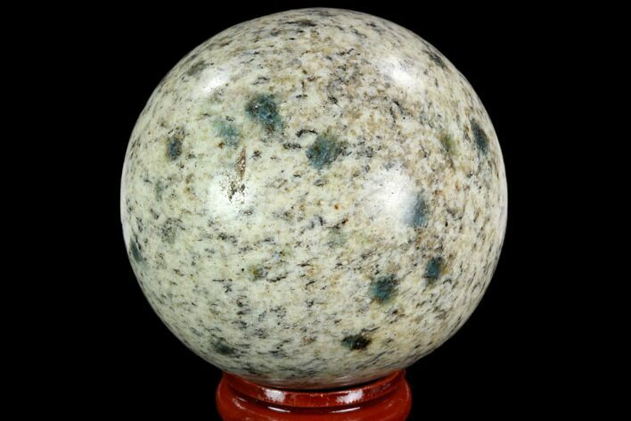 Polished K Granite (Granite With Azurite) Sphere - Pakistan #123510